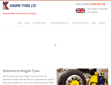 Tablet Screenshot of kingpin-tyres.com